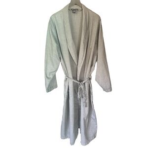 Polo Ralph Lauren Gray 100% Cotton Men's Lightweight Bathrobe L/XL Unisex